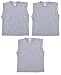 Baby Bucket Sleeveless White Thermal Wear Baby Vest Set of 3 (Grey, 9-12 Months) RS.550.00