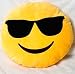 Tickles Yellow Whatsapp Sofa Smiley Cool Emoticon Cushion Stuffed Soft Plush Toy 33 cm RS.359.00