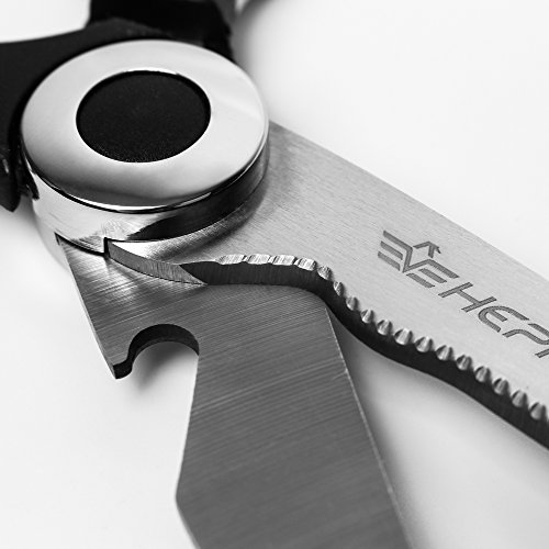 Küchenschere: Scissors Kitchen with Glove Multi-Purpose Utility Scissors for Cutting Poultry, Fish, Meat, Vegetables, Herbs, Meat and BBQ - 7