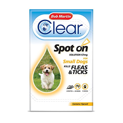 Bob-Martin-Flea-Clear-Fipronil-Spot-on-3-Tube-for-Small-Dog