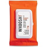 Whoosh! Whwipes20 Screen Shine - Salviette Antimicrobiche Monouso, Adatte per Ogni Schermo, Eliminano Sporco, Polvere, Aloni 