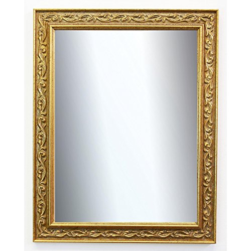 Spiegel Wandspiegel Badspiegel Flurspiegel Garderobenspiegel – Über 200 Größen – Verona 558P-ORO Gold 4,4 – Außenmaß des Spiegels 40 x 60 – Wunschmaße auf Anfrage – Antik, Barock - 2