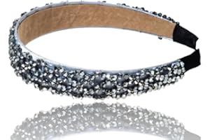 Bottega della Principessa-Cerchietto Gioiello per Capelli Donna con Perle cucite a mano-Elegante e da Cerimonia