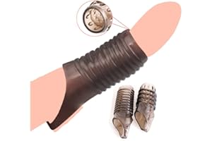 D&K FITNESS COOLMOR 2 piezas/juego, funda de masaje de silicona, aumenta el tiempo feliz y libera la flexibilidad del hombre.