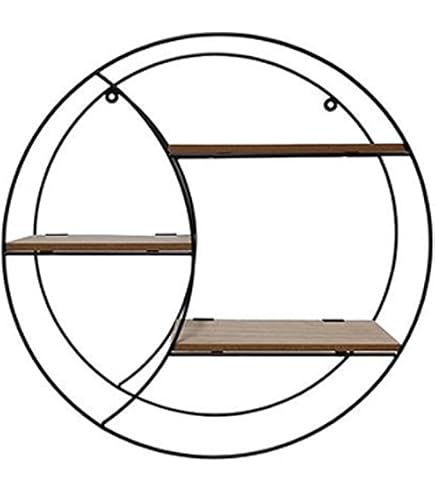 HomeZone 1 2 e 3 Ripiani Vintage Shabby Chic Scaffalatura con Corda