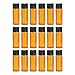 Produktbild 20Stk Mini Portable Travel 5 ml braun leere nachfüllbar Glas Flaschen Essential Oil Behälter mit schwarz Caps