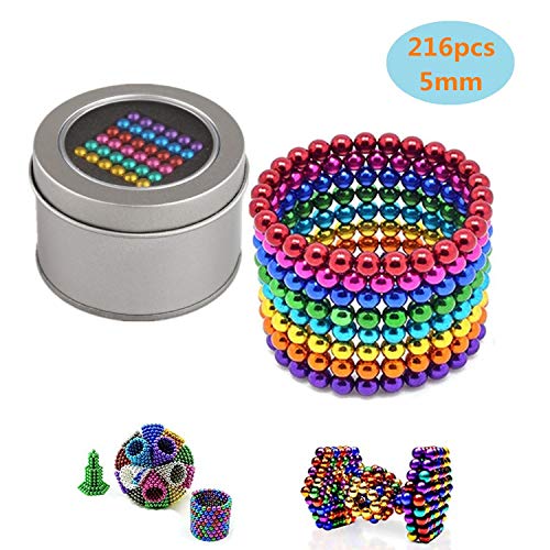 Pachock 8 Colores Bolas de Rompecabezas mágico Bola Descompresión Desarrollo Inteligente Juguetes Regalo Ideales para niños y Adultos 