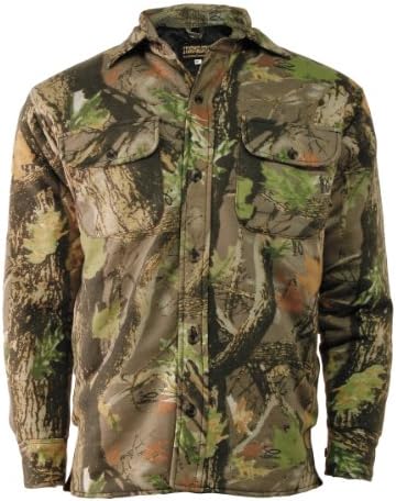 Camouflage Quilted Lumberjack Work Shirt / Jacket