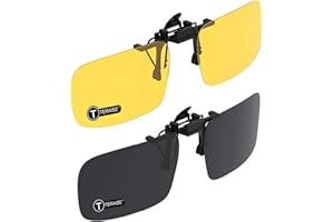 TERAISE Lunettes De Soleil Polarisées Clip Lunettes Anti - Éblouissement Uv400 Pour Hommes Femmes Conduite Voyage Outdoor Sports