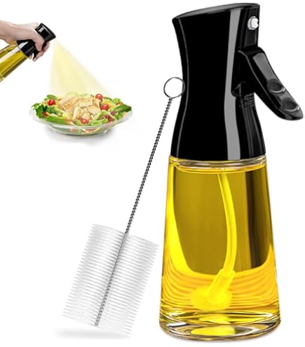 Pulvérisateur Huile ZMREN 230ml - Vaporisateur Huile D'Olive Et Vinaigre - Pour Cuisine Et BBQ