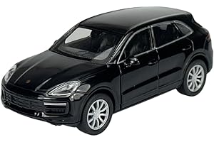 GENERISCH Welly Modèle de Voiture Compatible avec Porsche Cayenne III PO536 Noir 3e Génération À partir de 2017 1/34-1/39 Modèle de Voiture en Métal Neuf dans sa Boîte