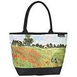 SUPER PRÁCTICA: una pequeña bolsa de compras con cierre de velcro del lado posterior y tiene una superficie exterior de aprox. 22 x 13 cm. La bolsa tiene además dos bolsillos internos - dimensiones aprox. 14 cm x 14 cm, la bolsa puede cerrarse con el cierre de velcro