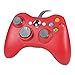 Produktbild Wetoph Xbox 360 Controller, PC Controller, GD03 USB Gamepad mit Kopfhörer-Steckplatz Für Xbox360 und PC (Windows XP / 7/8/10) Rot