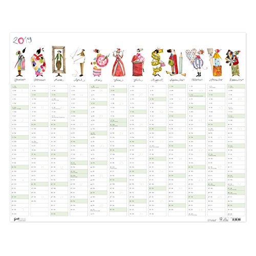 Preisvergleich Produktbild Großer Jahresplaner 2019