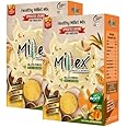 Millex Millet Healthy Mix 2 kg | 30 Natural Nutrition Ingredients | Sprouted Cereals,Nuts, & Pulses |No Sugar Organic Multigrain Nutrition Drink | |Porridge Mix (Pack of 2)