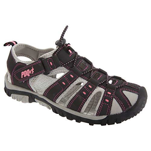 PDQ Sandali Sportivi - Donna (37 EUR) (Nero/Rosa)