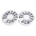 eBoot Silver Nail Art Decorations Nail Stones in 12 Different Shapes and Sizes, 1200 Pieces