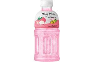 6 Bottiglie Lychee Mogu Mogu Bottiglia da 320 ml Asian Food