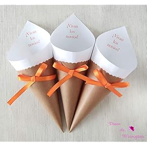 50 Einheiten Kegel für die Hochzeit Reis. Wedding Kegel