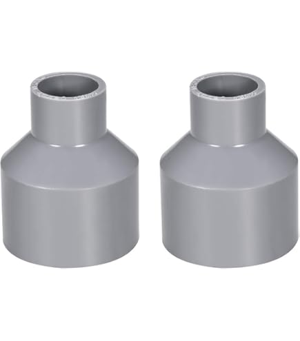 TA-VIGOR Hub Lot De 2 Raccords Réducteurs En PVC 40 Mm X 20 Mm Blanc