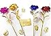 Produktbild Remmo&Love VERGOLDETE Rose 24K Gold Ewige Gold Rose Geschenk Idee zur Muttertag für meinen Engel Schatz BESTE EHEFRAU MAMA DER WELT Jahrestag Hochzeitstag Hochzeit Geburtstag Geburtstagsgeschenk Valentinstag Goldene Rose als Liebes Geschenk für die Ewigkeit