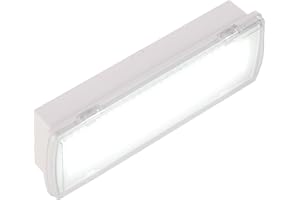 Alpinaluz Luz de Emergencia LED Estanca AutoTest 5W 520lm – IP54 – 3h Autonomía – Empotrable o Superficie – Modos Permanente/No Permanente con Botón de Prueba y Luces Indicadoras