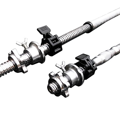 Mture Barbell Collar Hantelverschlüsse Hantelstangen Verschluss Barbell Halsbänder für 30 mm Langhantelstange Curlstange Kurzhantelstange 1 Paar - 2