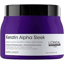 L'Oréal Keratin Alpha Sleek Professional Hair Mask 500ml : Amazon