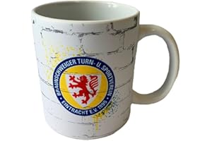 BRAUNSCHWEIG BTSV Eintracht Braunschweig Tasse - Graffiti - Kaffeetasse BTSV Mug - Plus Lesezeichen Wir lieben Fußball