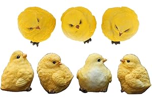 Tubayia 7 statuette realistiche pulcini figura animale da giardino figura decorativa giardino prato decorazione