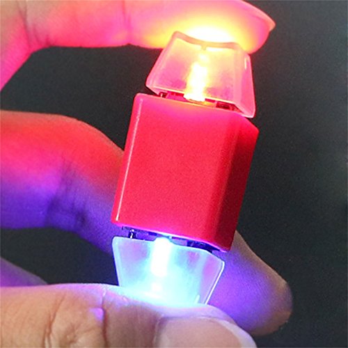 Preisvergleich Produktbild elegantstunning Elegantes Dekompressions-Spielzeug mit LED-Beleuchtung, Mini-Tastatur-Spielzeug für die Tasche, Fingerspielzeug, Stressreduzierer, zur Entlastung von Zappeln und Angstzuständen rot