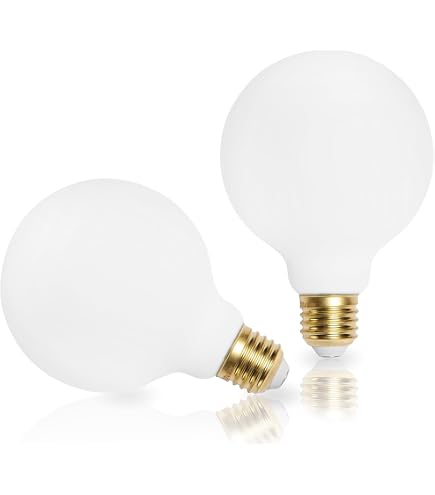 7W LED Glühbirne E27 80mm Opal – Dimmbar, 2700K Warmweiß
