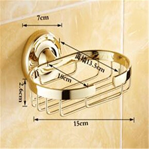 LOSTRYY kontinental Hotels Seifenschale Seife Netto-Gold Toilette Bad Regal - 2