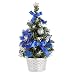 Produktbild Gaddrt Weihnachtsbaum Künstliche Tischplatte Mini Weihnachtsbaumschmuck Festival Miniatur Baum 20cm (Blau)