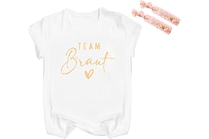 MATREEGLAM Bridesmaid T-Shirt, Team Bride T-Shirt Women, Cotton T-Shirts, Stag Night T-Shirt for Wedding, Summer, Bridal Shower