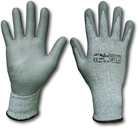 2 Pairs ANTI CUT RESISTANT WORK SAFETY GLOVES PROFESSIONAL Size 7 Small