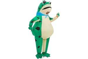 JASHKE Disfraz de Rana Inflable Disfraces de Rana Inflables Adulto Disfraces de Halloween Inflables para Adultos