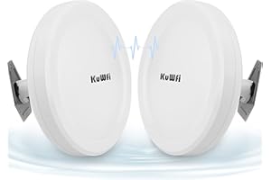 Outdoor Wireless Bridge WLAN Repeater KuWFi 900Mbps WLAN Brücke WLAN Access Point AP WLAN Richtantenne CPE Kit, 5 km High Speed Optimale Bandbreite bei Erweiterten Punkt-zu-Punkt-Mehrpunkt-Bereichen