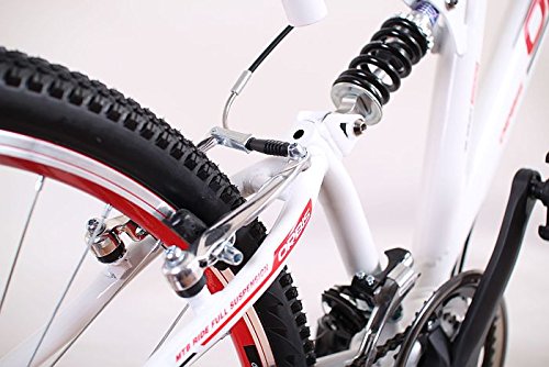 26 Zoll Kinderfahrrad Mountainbike Kinder Fahrrad Rad Bike Jugendfahrrad viper ROTWEISS - 4