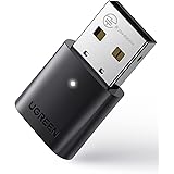 UGREEN Adattatore Bluetooth 5.0 Dongle Chiavetta Bluetooth USB 2.0 per PC Windows 11 10 8.1 7, Portata Fino a 20M Compatibile