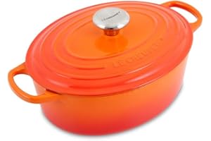 Le Creuset Signature Enamelled Cast Iron Oval Casserole Dish With Lid, 27 cm, 4.1 Litre, Volcanic,21178270902430