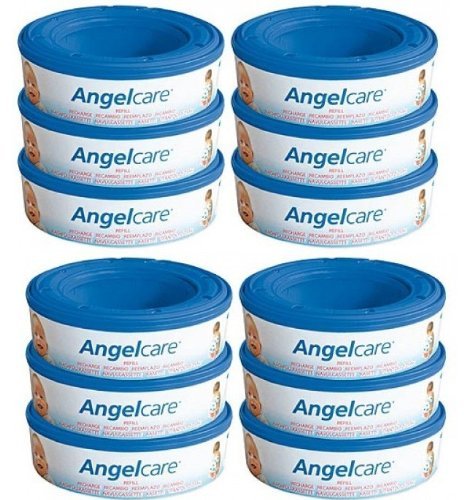 Angelcare Captiva, Refill Cartridges, Pack of 12, Economy Pack