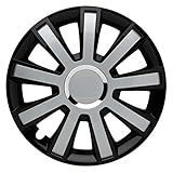 Einfache und schnelle Montage CM DESIGN 16 Zoll Flash Black Silver z.B. passend für Fast alle VW z.B. für Tiguan 5N