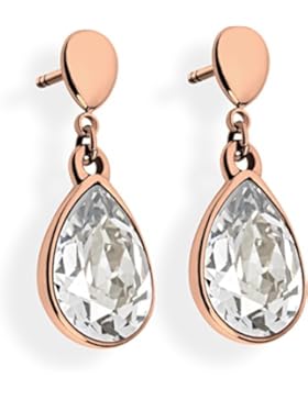 Tamaris Damen Ohrringe Edelstahl weiß