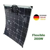 placa solar flexible furgovw Gracias a su flexibilidad se puede doblar y montar en un coche, autocaravana, barco, casa, o cualquier otra superficie irregular.