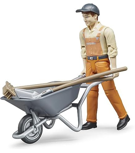Operaio Edile Con Accessori (60020) - Personaggi E Animali - Bruder