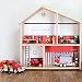 Produktbild Limmaland Feuerwehr Aufkleber passend für IKEA FLISAT Holz Puppenhaus - Möbel Nicht inklusive