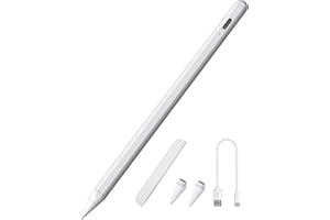 COOLQI Stylus Pen for iPad Palm Rejection Tilt Function High Precise Stylus for iPad Pencil Accessories Compatible with Apple iPad Mini 5/6 iPad Pro 11/12.9 Inch iPad 6/7/8/9 iPad Air 3/4
