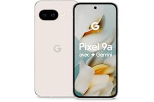 Google Pixel 9a – Smartphone Android débloqué avec Appareil Photo IA, Batterie Longue durée et sécurité Robuste – Porcelaine, 128GB