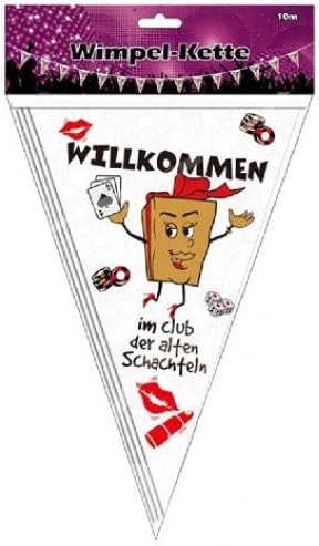 Party Bunting Willkommen im Club der alten Schachteln 10 m